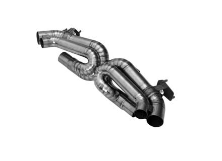 Sports exhaust silencer valved bypass x pipe titanium. Porsche 992 / 992.1 GTS / 992.1 turbo / 992.1 Dakar - 992251062A, 992298019 - 9M992298019